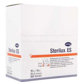 Sterilux compresses stériles 10x10cm 8L|25x2pcs