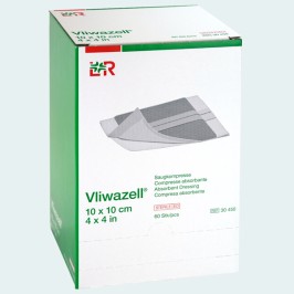 Vliwazell compresse stérile 10x10cm | 60pcs