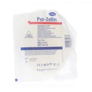 Pur-Zellin tampon d'ouate en rouleau 4x5cm | 1rouleau