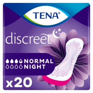 Tena Discret normal night | 20pcs