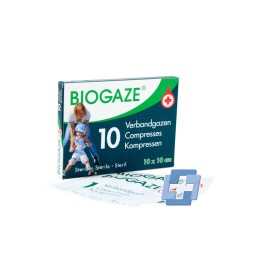 Biogaze compresses stérile 10x10cm | 10pcs