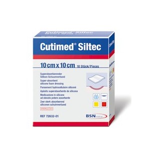 Cutimed Siltec 10x10cm  |  10st