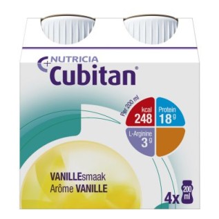 Nutricia Cubitan Vanille | 4x200ml