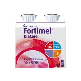 Nutricia Fortimel Diacare Fraise | 4x200ml