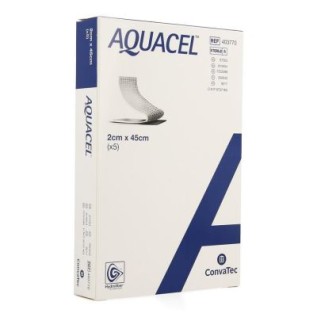 Aquacel AG Mèche hydrofibre stérile 2x45 cm | 5pcs