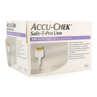 Accu-chek Safe T pro plus uno | 200pcs