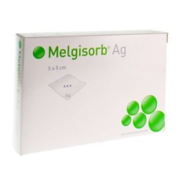 Melgisorb Ag 5x5cm  | 10pcs