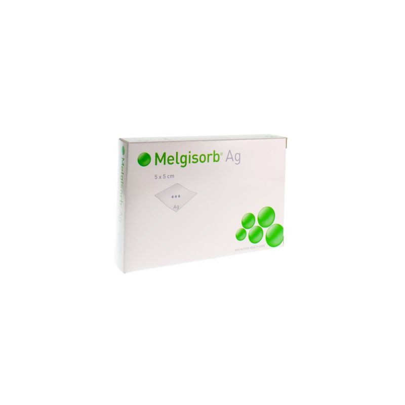 Melgisorb AG 5x5cm  | 10pcs