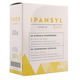 Ipansyl compresses 8PL 7,5cm x 7,5cm | 20pcs