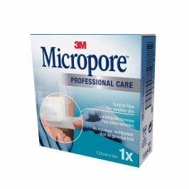 Micropore tape 1,25cm x 5m | 1pc