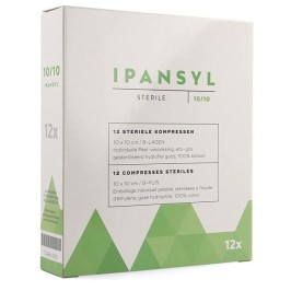 Ipansyl compresses 8PL 10cm x 10cm | 12pcs