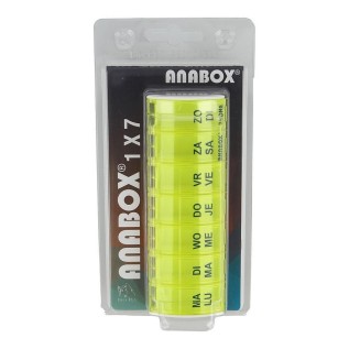 Anabox Boîte à Médicaments NL/FR jaune| 7 jours