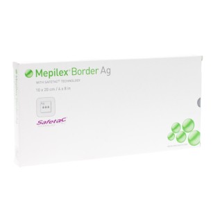 Mepilex Border Ag 10x20cm | 5pcs