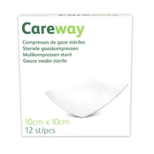 Careway Steriele Kompressen 10x10cm 8PL | 12st