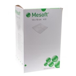 Mesoft Compresses Fendues Stériles 10x10cm | 130pcs