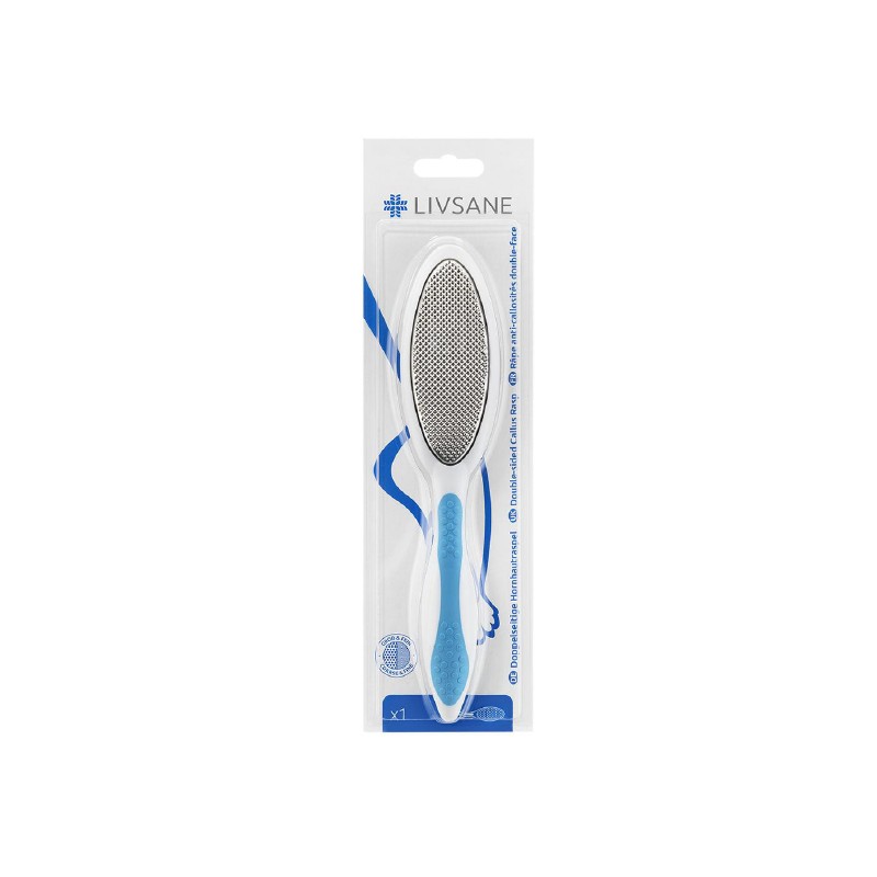 LIVSANE Râpe Plantaire Double Face | Métal