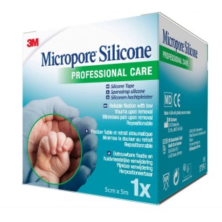 Micropore Silicone Tape 5cmx5m | 1pcs