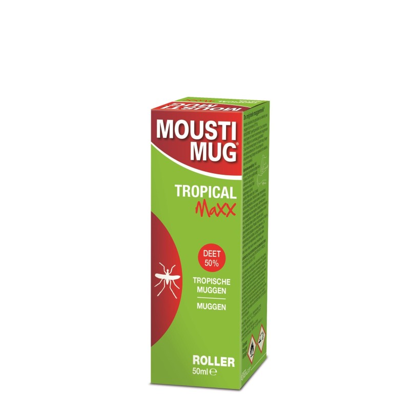 Moustimug Anti-insecte Tropical Maxx 50% DEET Roll-on | 50ml
