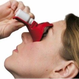 Eyot Dispositif médical pour l'application de gouttes oculaires | Rouge