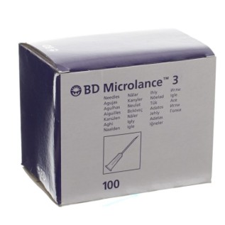 BD Microlance3 0,55x25mm | 24G x 1" | Paars | 100st
