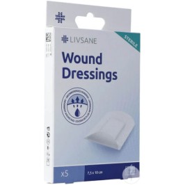 LIVSANE Pansements stériles 7,5x10cm | 5pc