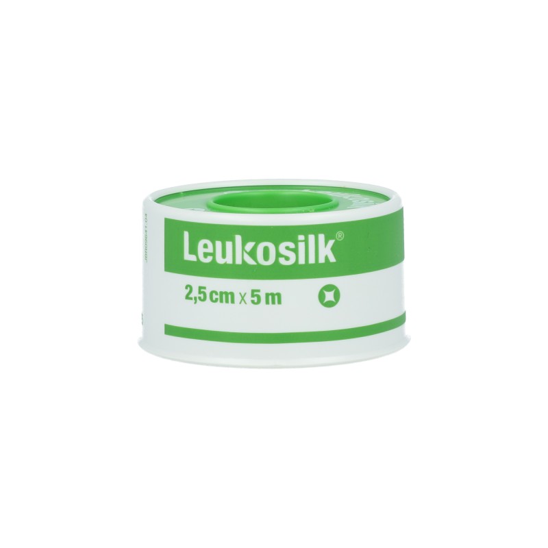 Leukosilk Hechtpleister 2,5cmx5m | 1st Leukosilk Hechtpleister 2,5cmx5m | 1st