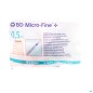BD Micro-Fine Insulinespuit + naald | 0,5ml + 29G 1/2 | 10st