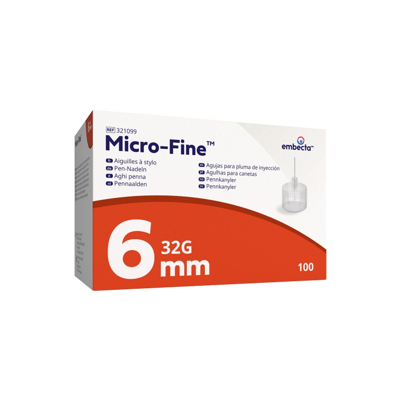 Micro-Fine Aiguille à Stylo 0,23mm (32G) x 6mm | 100pcs