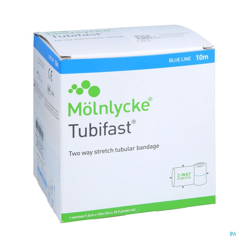 Tubifast Bleu 7,5cmx10m | 1pc