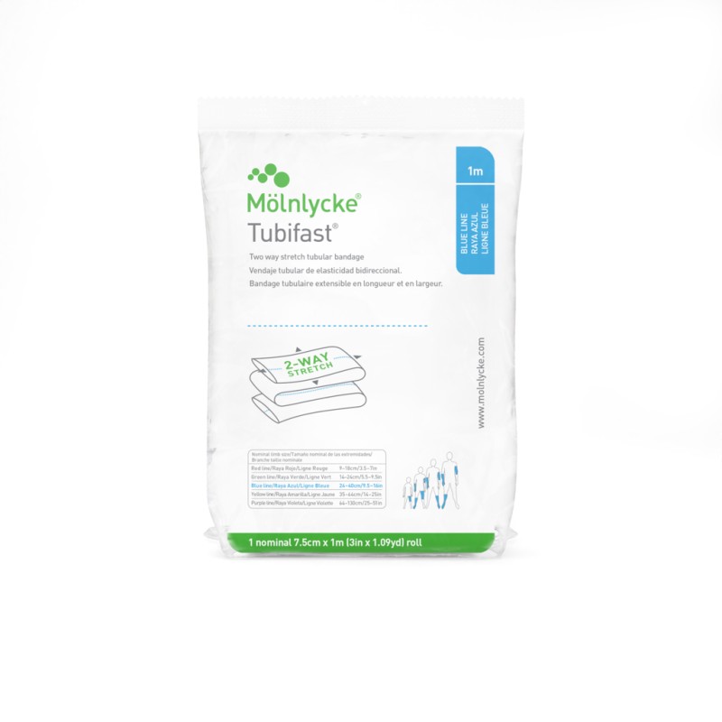 Tubifast Blauw 7,5cmx1m | 1st