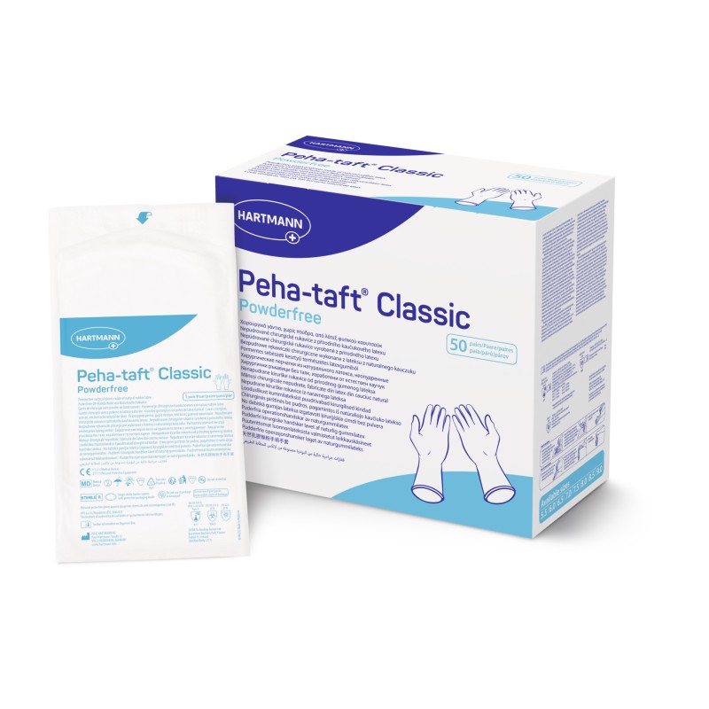 Peha-taft Classic | Chirurgische Handschoen Latex | Maat 8 | 50st