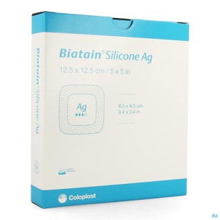 Biatain Silicone Ag 12,5x12,5cm | 5st