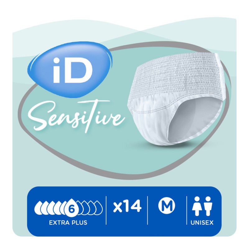 iD Sensitive Pants Extra Plus 14pcs | Medium iD Sensitive Pants Extra Plus 14pcs | Medium