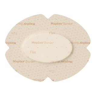 Mepilex Border Flex Oval 7,8x10cm | 5st