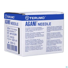 Terumo Aiguille Agani 0,7x30mm | 22G x 1¼ | Noir | 100pcs